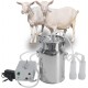 Cow Milking Machine Cow Goat Milking Machine, Pulsation Vacuum Pump Milker, Automatic Portable Livestock Milking Equipment (7L/14L,for Goat) (Color : 14L, Size : for Goat)