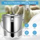 7L Electric Milking Machine for Goat Milking Machine Stainless Steel Vacuum Pump Bucket Automatic Portable Livestock for Farm Household Goat Milker 110V