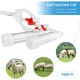 7L Electric Milking Machine for Goat Milking Machine Stainless Steel Vacuum Pump Bucket Automatic Portable Livestock for Farm Household Goat Milker 110V