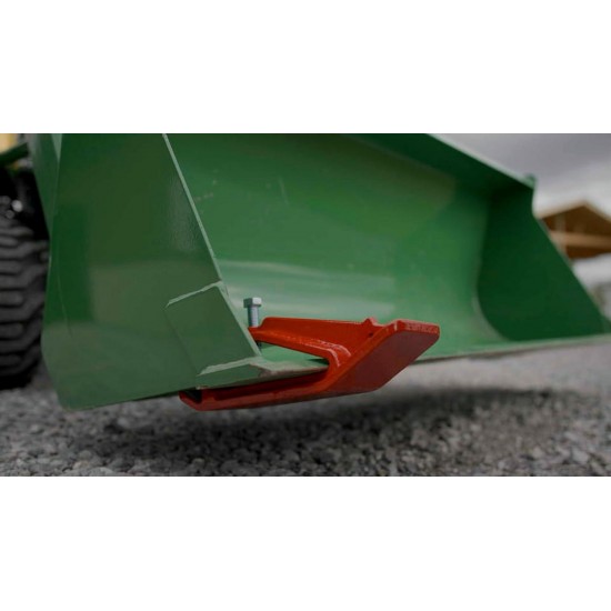 Edge Tamer 3 PC 4 Wide. The Original, Patented, Made in USA Bucket Protector for Clearing Snow, Mulch, Leaves. Protects Driveways and Turf. Highest Quality Construction. for Buckets 66 and Smaller