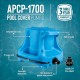 APCP-1700 115-Volt, 1/3 HP, 1745 GPH, Automatic, Submersible, Swimming Pool Cover Pump with 25-Ft. Cord, Light Blue, 577301