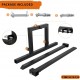 3 Point Hitch Pallet Fork 1500 lbs Capacity Adjustable Pallet Fork Attachments for Category 1 Tractor