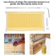 Flows Beehive Wooden Bee Hives Boxes Automatic Bee Hives House with 7 Pieces Honey Bee Frames Bee Keeping Supplies Starter Kit