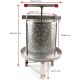 Manual Honey Press Extractor, Stainless Steel Honey Press Stainless Mesh Honey Strainer Spinner Press Beekeeping Supplies