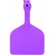 1000 Count 1-Piece Blank Feedlot Tags, Purple