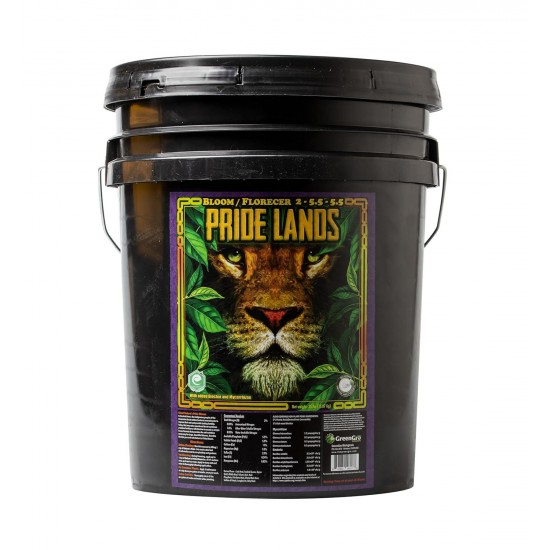 Pride Lands Premium Organic Bloom Fertilizer with NO Fillers, Bigger Buds, Flowers, Brighter Plants with Our Complete Bloom Nutrients, Recharge Soil and Boost Growth with Optimal Blend of NPK, 35 lb