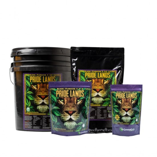 Pride Lands Premium Organic Bloom Fertilizer with NO Fillers, Bigger Buds, Flowers, Brighter Plants with Our Complete Bloom Nutrients, Recharge Soil and Boost Growth with Optimal Blend of NPK, 35 lb