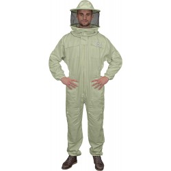 K84 Ultralight Beekeeper Jacket with Fencing Veil, XL, Crystal White