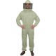 K84 Ultralight Beekeeper Jacket with Fencing Veil, XL, Crystal White