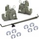 Pat's Easy Change (CAT#1 Gray) w/Stabilizer Bar - Best Quick Hitch System On The Market – Flexible, Durable, and Affordable - Comes w/ 4 Pair of Lynch Pin Washers