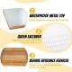 8 Frame Bee Hive Starter Kit, Complete Beehive Kit for Beekeepers Dipped in 100% Beeswax Includes 1 Deep Brood Box & 1 Medium Super Bee Box with Beehive Frames and Waxed Foundation Sheet