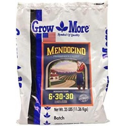 Mendocino Flower & Bloom 6-30-30, 25 lbs