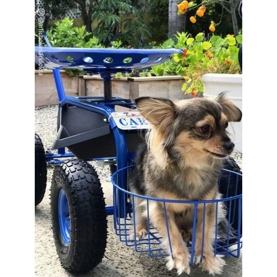 Deluxe Tractor Scoot with Bucket Basket