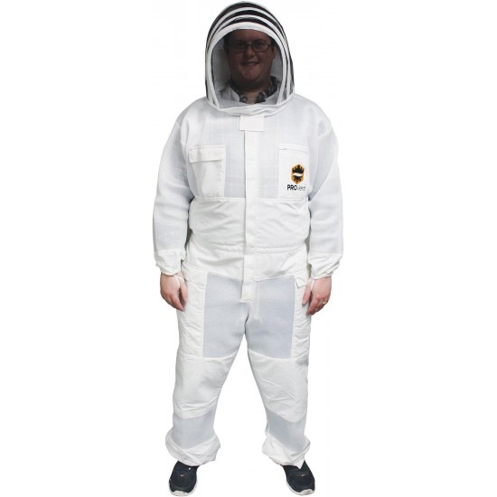 Provent Beekeeper Suit with Self Supporting Veil, XX-Large