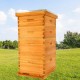 Bee Hive Starter Kit, 10 Frame Bee Hives,Hive Include 2 Deep Bee Box 2 Medium Beehive Box with Bee Frames and Wax Foundation,Unassembled Beehive Starter Kit