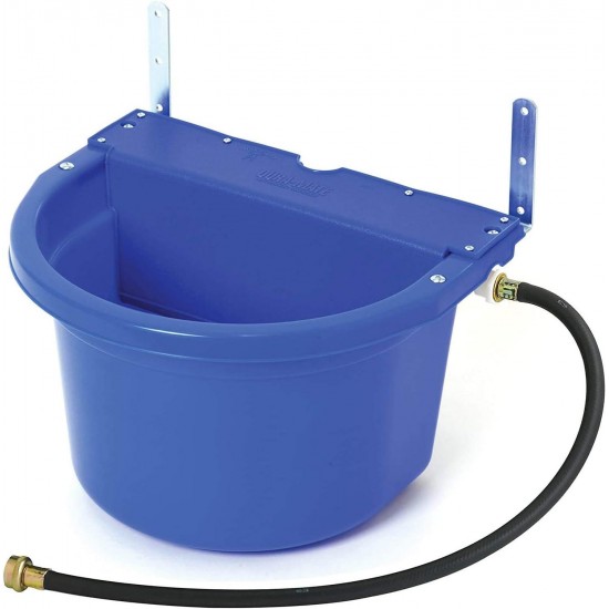 Little Giant FW16BLUE 4 Gallon Capacity Automatic Float Controlled Waterer Animal Horse & Cattle Livestock Water Trough, Blue (3 Pack)