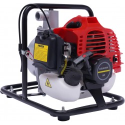 Gas Gasoline Water Pump, 43CC 2HP 7000rmp 2-Stroke Industrial Water Pump Air-Cooled Gasoline High Pressure Pump for Irrigation Pool, Landscaping or Gardening Irrigation