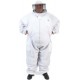 420P Big and Tall Aero Beekeeping Suit with Round Veil, 4XL, Summer Beige