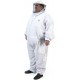 420P Big and Tall Aero Beekeeping Suit with Round Veil, 4XL, Summer Beige