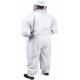 420P Big and Tall Aero Beekeeping Suit with Round Veil, 4XL, Summer Beige