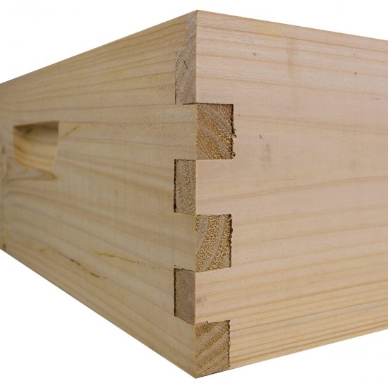 USA Made 10 Frame Langstroth Beehive - (2) Deeps & (1) Medium (Quality Boards Zero Knots)