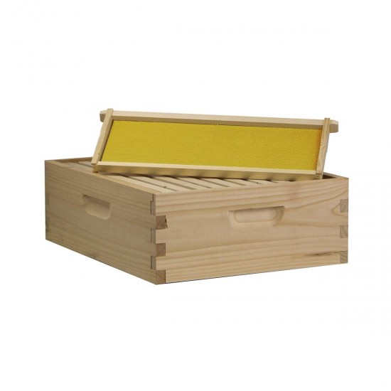 USA Made 10 Frame Langstroth Beehive - (2) Deeps & (1) Medium (Quality Boards Zero Knots)