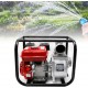 Semi-Trash Water Pump High Pressure 7.5HP Gas Power 3000W with Low-Oil Shut Down Designed for Garden Irrigation Outdoor Use