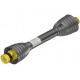 AB4 Series PTO Driveline Shaft 37 Compressed Length 1-3/8-6 Spline X 1-3/8 Round Pin