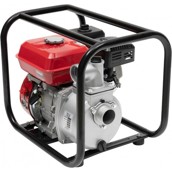 7.5HP 2 4-Stroke Gas Powered Trash Water Transfer Pump, 212CC Portable High Pressure Garden Irrigation Water Transfer Pump with 24.61ft Hose, Utility Shallow Well Pump for Irrigation Pool