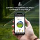 57985 B-hyve XR Smart 8-Zone Indoor/Outdoor Sprinkler Controller, Compatible with Alexa Charcoal Gray