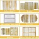 Hive Beehive Kit, Bee Hive House kit, Hive Starter Kit Beehive Boxes with 7 Peice Comb Honey Frames for Beginning and Professional Beekeepers