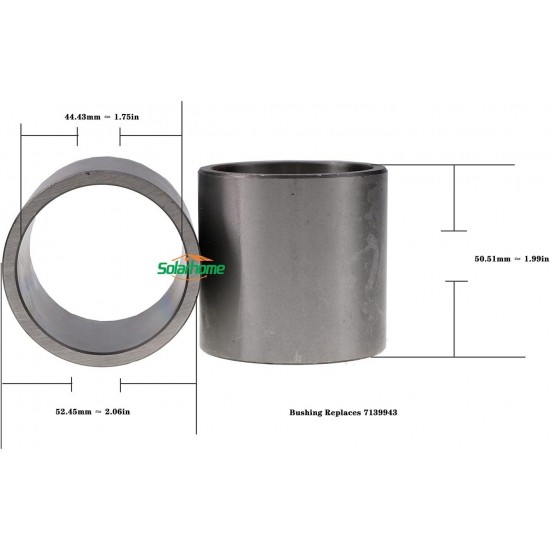 Pin and Bushing Kit 6805453 6577954 7139943 225855 665170 6729358 9 17C660 619021 85D6 for Bobcat S220 S250 S300 S330 A300 T250 T300 T320 Skid Steer Loader Bucket Lower Upper