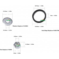 Pin and Bushing Kit 6805453 6577954 7139943 225855 665170 6729358 9 17C660 619021 85D6 for Bobcat S220 S250 S300 S330 A300 T250 T300 T320 Skid Steer Loader Bucket Lower Upper