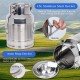 15L Cow Milking Machine Portable Electric Cow Milker Adjustable Vacuum Pulsation Milking Machine, 304 Stainless Steel Milk Bucket with a Check Valve (Plug-in)