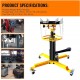 Transmission Jack 1650 LBS/0.75 Ton Capacity Adjustable 2 Stage Hydraulic Jack 360° Swivel Wheel Lift Hoist for Car Lift,with Pedals,Gloves