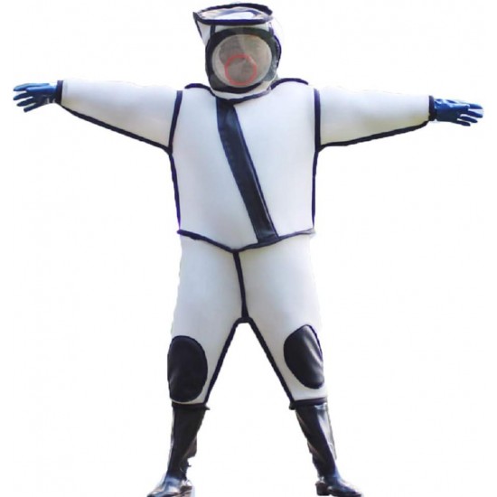 Professional Protective Beekeeping Suit Thick Full Body Clothing with Shoes and Glove,Anti-Wasps,Vespinae, Yellowjackets,Breathability and Safety (XL)