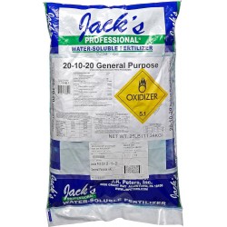 Jack's Professional General Purpose 20-10-20 Fertilizer, 25 lb (77840)