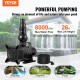 Submersible Water Pump, 8000 GPH, 530W Pond Pump Submersible w/ 3 Nozzles, 26ft Lift Height, 33ft Power Cord, for Waterfall Fountain Koi Pond Aquarium Hydroponic with Barrier Bag