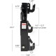 3 Point Quick Hitch Adaption to Category 1 Tractors, 3000 LB Lifting Capacity, 27.5 Between Lower Arms, 14.5 ~17.5 Level Adjustment, Black Finish