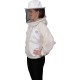 320 Aero Beekeeping Jacket with Round Veil, M, Crystal White