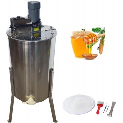 Electric 3 Frame Honey Extractor Separator Machine Bee Extractor with Beekeeping Tools Kit for Honeycomb Drum Spinner Beekeeping Equipment