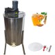 Electric 3 Frame Honey Extractor Separator Machine Bee Extractor with Beekeeping Tools Kit for Honeycomb Drum Spinner Beekeeping Equipment