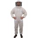 420 Aero Beekeeping Suit with Round Veil, XL, Summer Beige