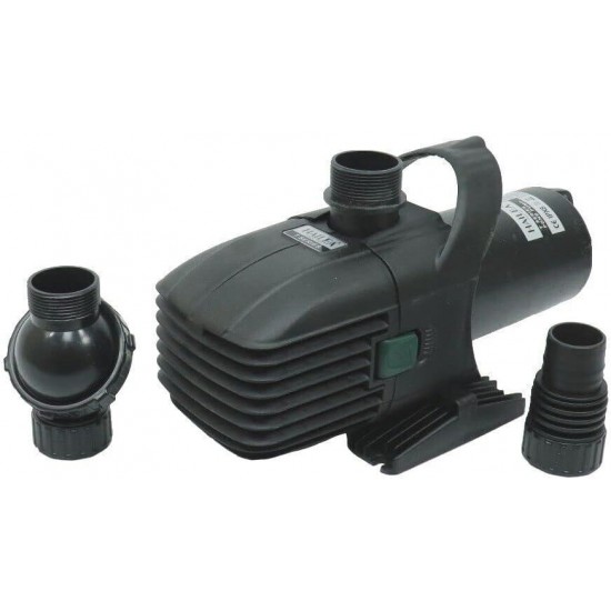 HAILEA T25000 POND WATER PUMP - 6341 GPH - for Aeration, Waterfall and More, Submersed or Inline Use, Energy Efficient, Features Extended 100' Power Cord