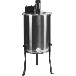 Electric Honey Extractor 8 Frame Rack(only 4 Deep Frames), Stainless Steel, Powered Honeycomb Drum Spinner BEE-V004E