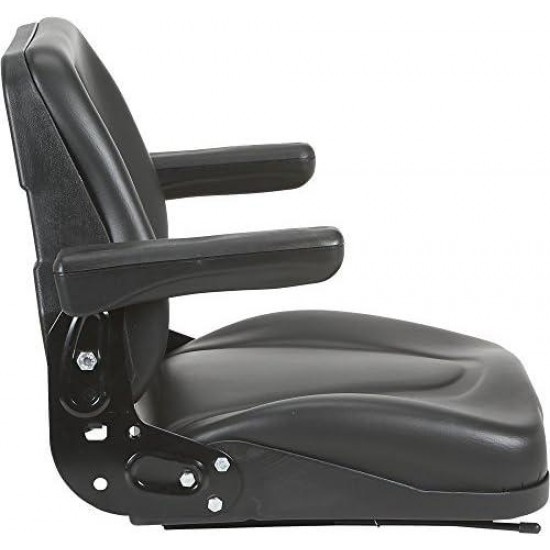 A & I Universal Lawn Mower Seat - Black, Model# V-930