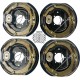 Trailer Brakes - 2 Pair 12x2 Self Adjusting Electric Trailer Brakes, 7,000 lb Trailer Axle - Trailer Brake Kit, Electric Trailer Brakes, Trailer Brake Assembly, 7k Trailer Brakes