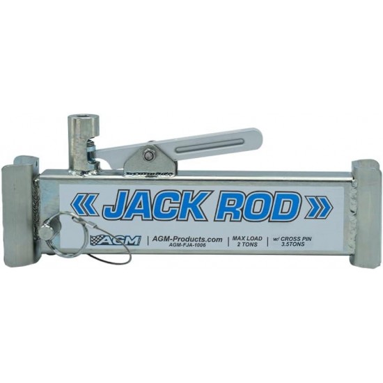 AGM Products Jack Rod - Easy to Use Floor Jack Safety Tool, Rated for 3.5 Tons, Squeeze to Extend, Locks Automatically, Sqeeze to Remove. Cars, Truck, SUV's Jack Not Included