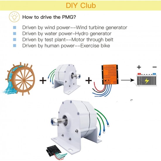 Low RPM 600R/Min 10000W 110V/220V Small Permanent Magnet Generator Ac Alternator for DIY Your Own Horizontal Wind Turbine