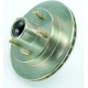 UFP Boat Trailer Replacement 9.75 in Zinc 5 Bolt Integral Hub & Rotor